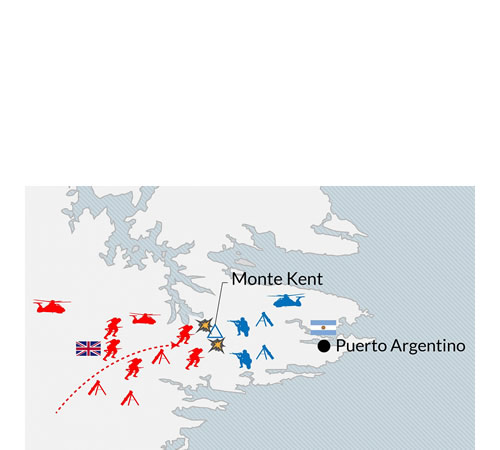 mapa monte kent
